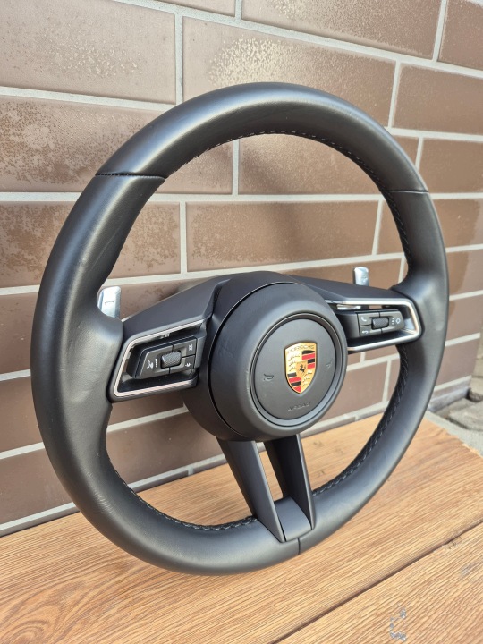 фото №12, Комплектна кермо porsche macan 95b рестайлінг cayenne panamera boxter подушка