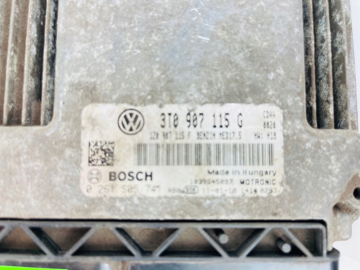 фото №5, Блок керування двигуна ecu bosch 3t0907115f do skoda octavia ii 1.8 tsi