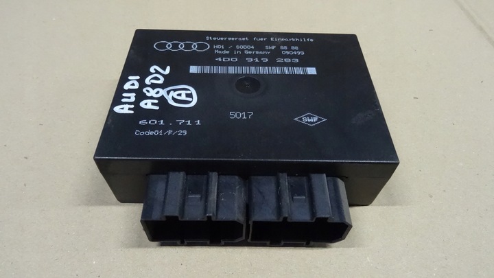 фото №1, Audi a8 d2 рестайлинг модуль pdc 4d0919283