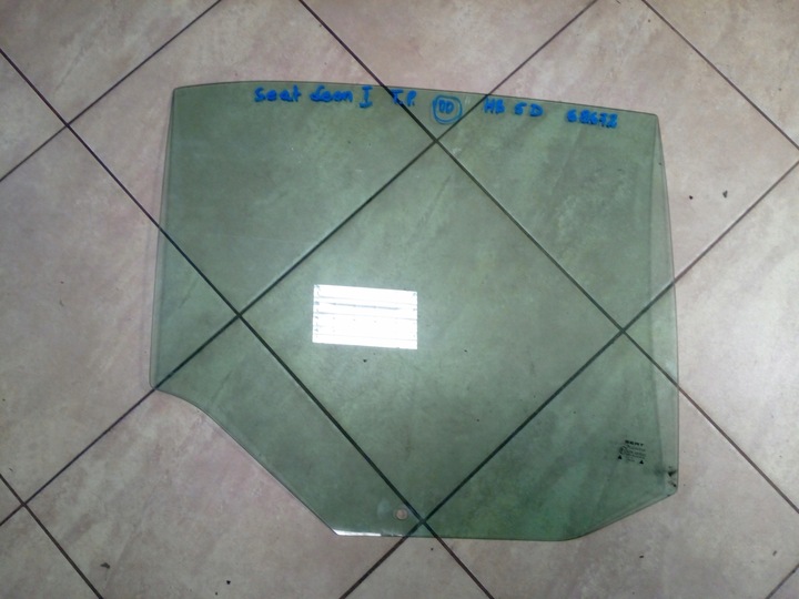 фото №1, Стекло дверь seat leon i toledo ii hb 5-дверь зад правые оригинал.