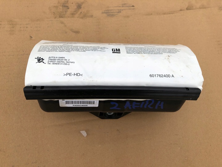 фото №13, Панель консоль подушка безопасности подушка opel zafira b датчик