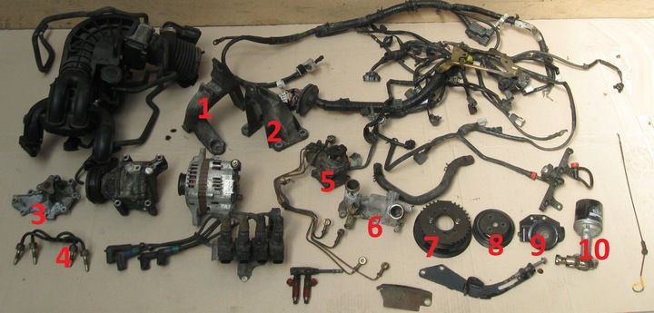 фото №1, Колесо пасове води натягувач масла mazda rx8 1.3 231