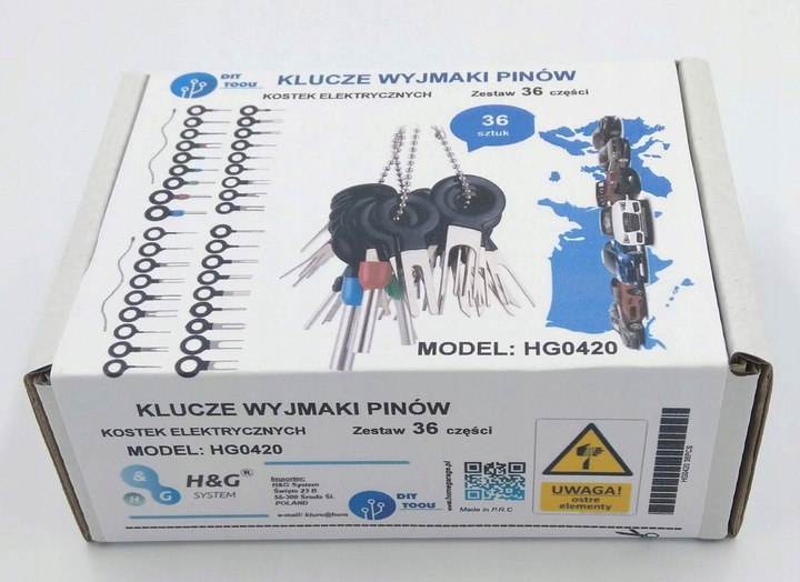 фото №10, Wyjmaki демонтаж контактів колодок sam. великий kpl 36szt+2!