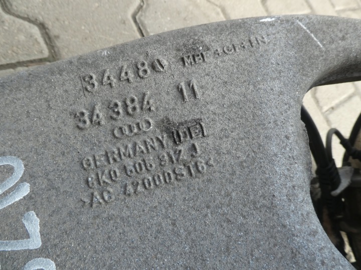 фото №6, Audi a4 b8 ричаг  заднє нижній поворотна опора 8k0505312j