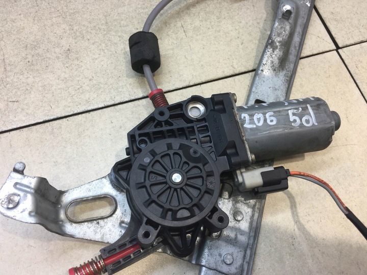 фото №6, Підйомник вікна праві перед peugeot 206 5d