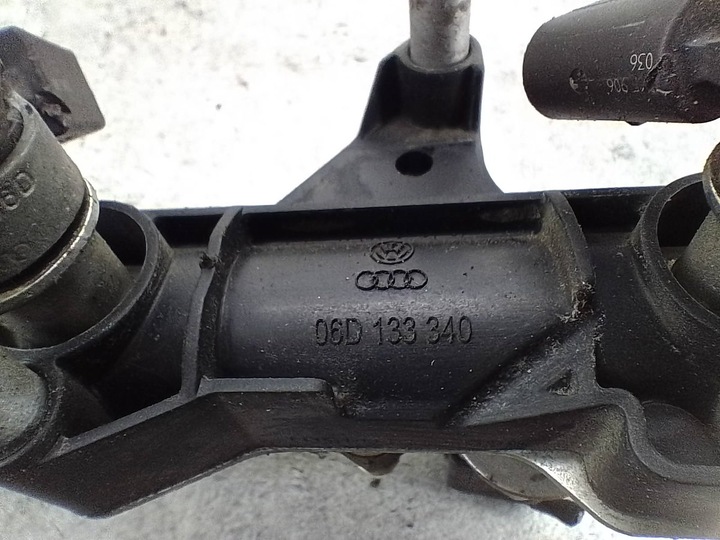 фото №8, Планка впрыскивающий vw passat b6 06d133317f 06d133340 06f906036 0261500014 2.0