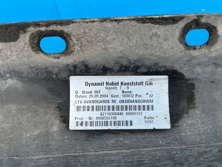 фото №6, Mercedes w211 права планка порогова avantgarde 197