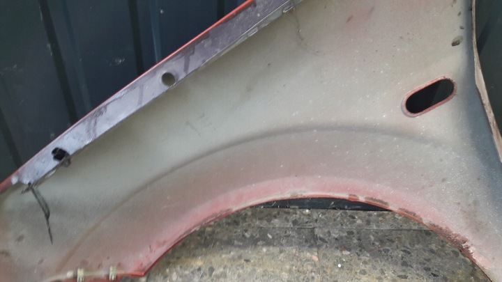 фото №11, Крило правий перед ford fiesta mk5 помаранчевий