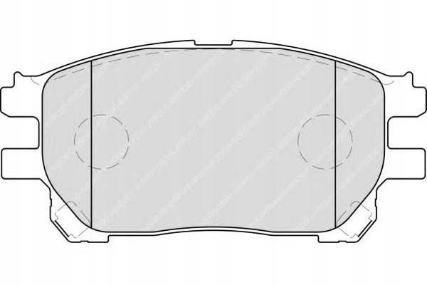 фото №2, Гальмівні колодки гальмівні toyota previa 2.0d/2.4 02.00-02.0