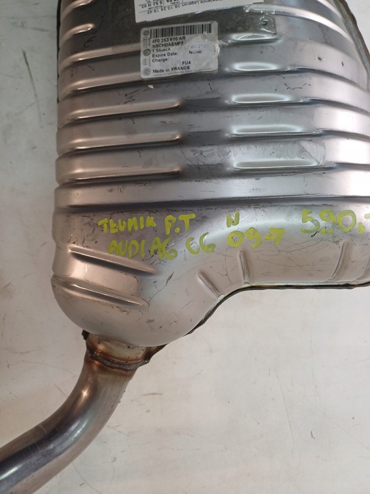 фото №14, Глушник вихлоп кінцевий праві зад задній праві audi a6 c6 09-