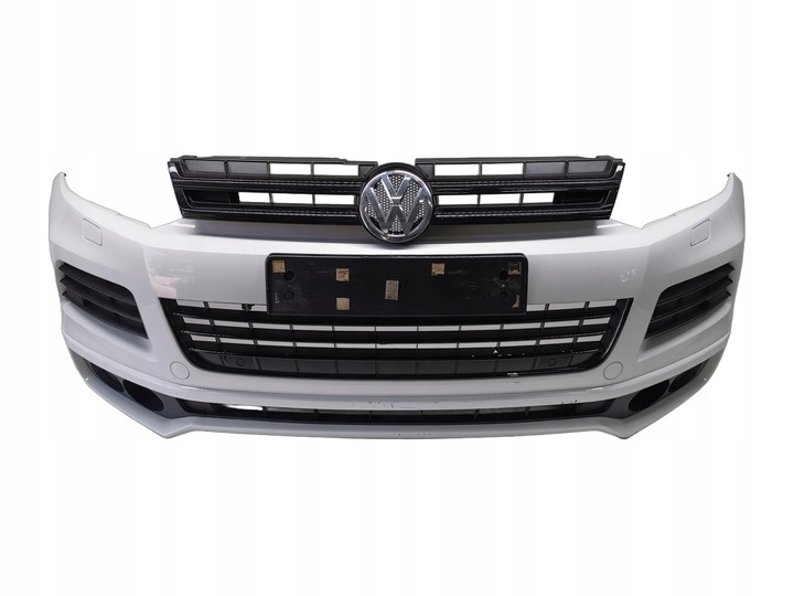 фото №1, Бампер переднее vw touareg ii 7p r-line lc9a 4xpdc омыватель 7p6807221b