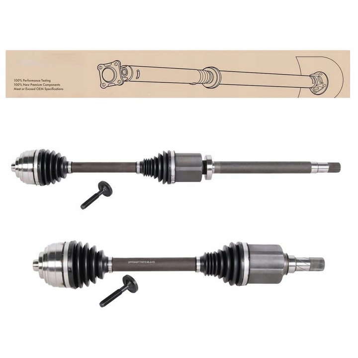 фото №1, Полуось правая + левая mercedes sprinter w907 w910 2.0 cdi 2.2 cdi механическая коробка передач