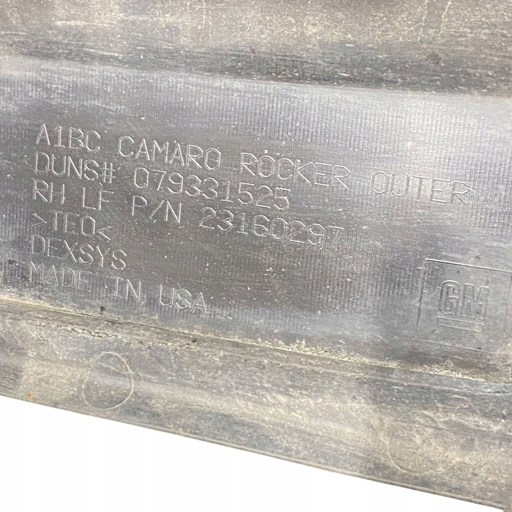 фото №11, Chevrolet camaro 2021 правая сторона планки пороговые, накладки