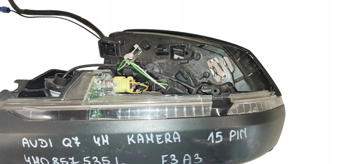 фото №8, Audi q7 ii 2 4m 2015- зеркало вкладка левая 15 pin