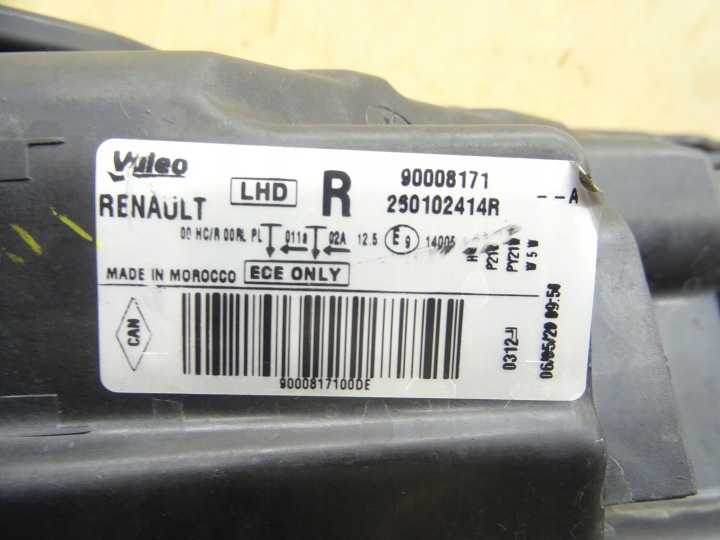 фото №11, Dacia доккер lodgy фара праве перед eu 620721430r
