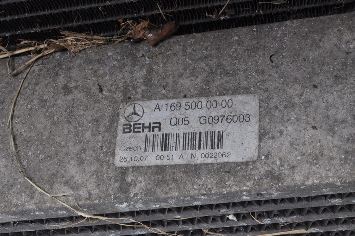 фото №15, Mercedes клас b w245 радіатор комплект a1695003004 a1695000200 a1695000000