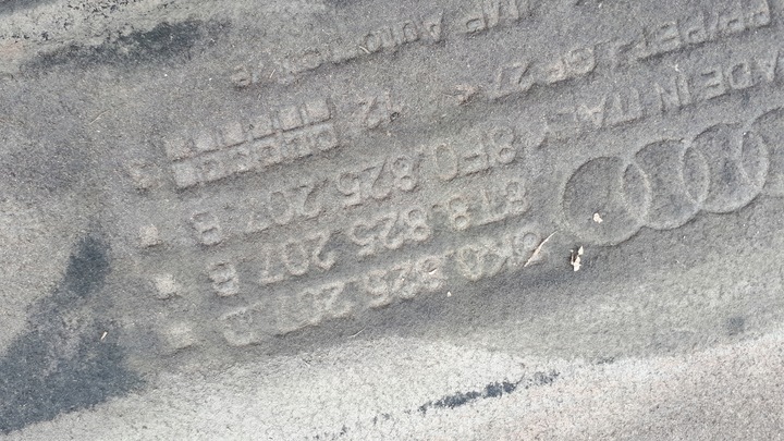 фото №8, S4 b8 рестайлінг a4 захист шасі ліва перед матеріал