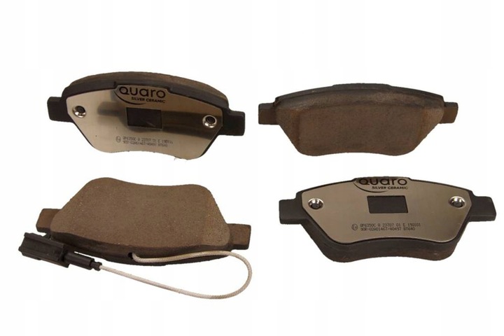 фото №1, Qp6350c тормозные колодки ham. fiat p. stilo 1,2 1,6 16v 01- idea з датчиком quaro