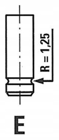 FRECCIA R4875/RCR SOUPAPE ÉCHAPPEMENT v994875