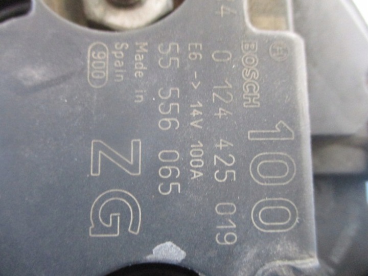 фото №8, Opel astra g 2.2 16v генератор 55556065 0124425019 100a протестированный