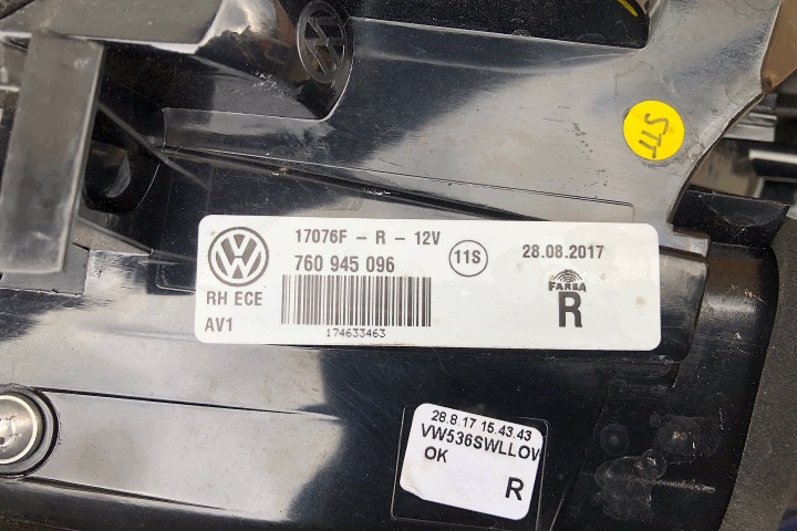 фото №12, Комплектний зад кришка задня бампер заднє балка лампи vw touareg iii 760 lb5k