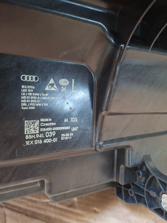 фото №15, Фара передня передня ліва audi q6 e-tron повний led 85h941039
