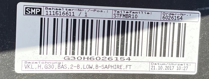 фото №13, Bmw 3 g30 17- sedan бампер зад задній 475