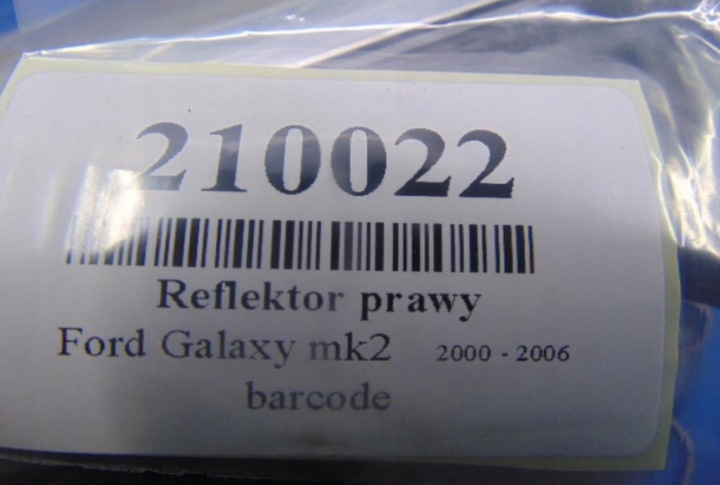 фото №9, Ford galaxy mk2 1.9tdi фара правий