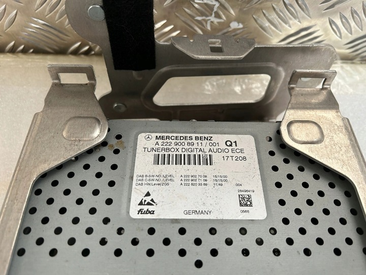 фото №5, Mercedes-benz s w222 2017 панель / радіопрогравач cd/dvd/gps a2229008911