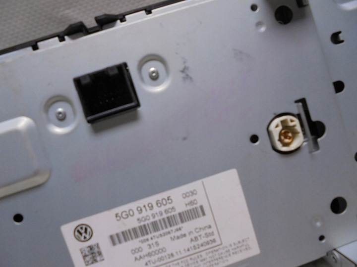 фото №8, Дисплей екран радіо vw volkswagen golf vii 5g0919605