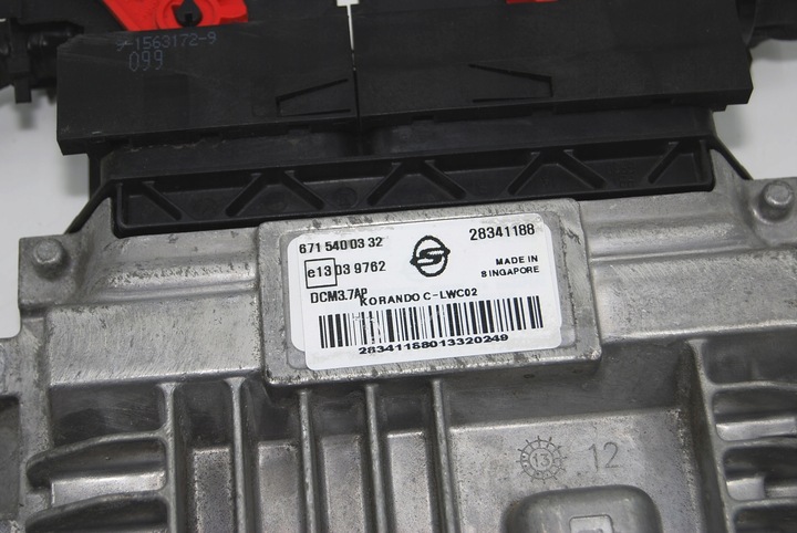 фото №6, Блок керування комп'ютер ecu двигуна ssangyong rodius ii 2 2,0 xdi 28341188