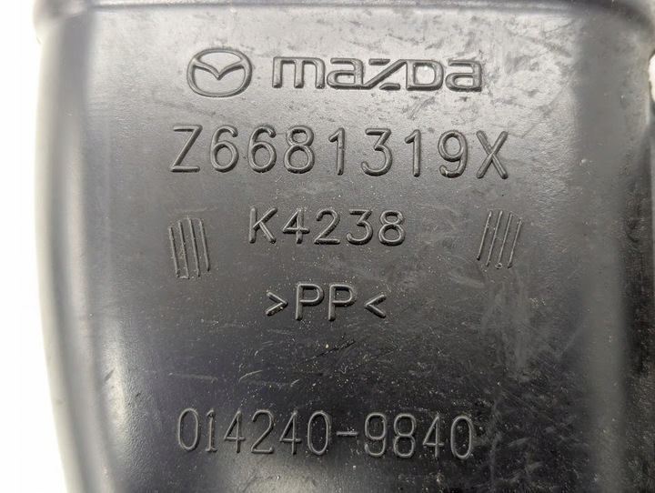 фото №6, Впуск повітропровід шланг повітря mazda 3 09-13 z6681319x