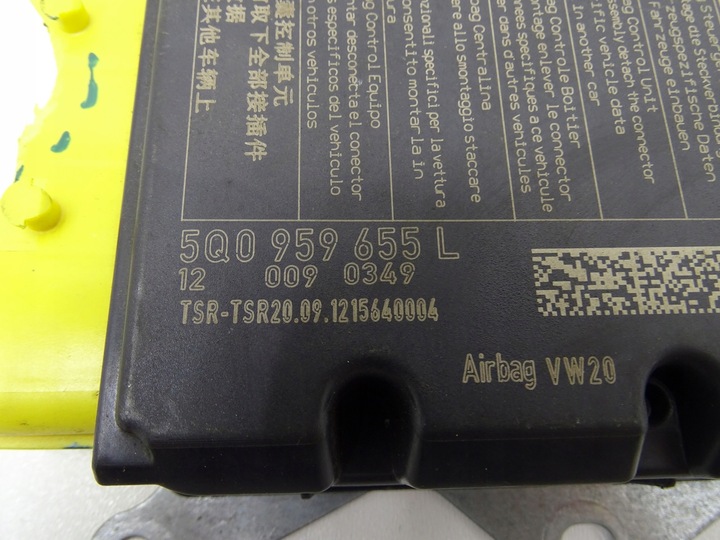 фото №6, Модуль блок керування датчик подушка безпеки audi a3 8v 5q0959655l