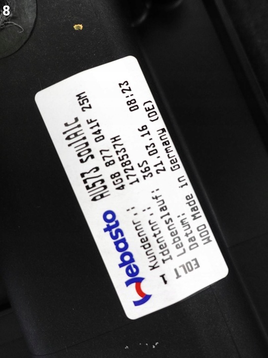 фото №9, Audi rs7 s7 a7 c7 4g8 10-18 рестайлинг люк двигатель ролета защита алькантара