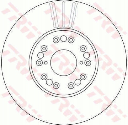 фото №9, Trw диски + гальмівні колодки перед lexus is 200 300 sc 430
