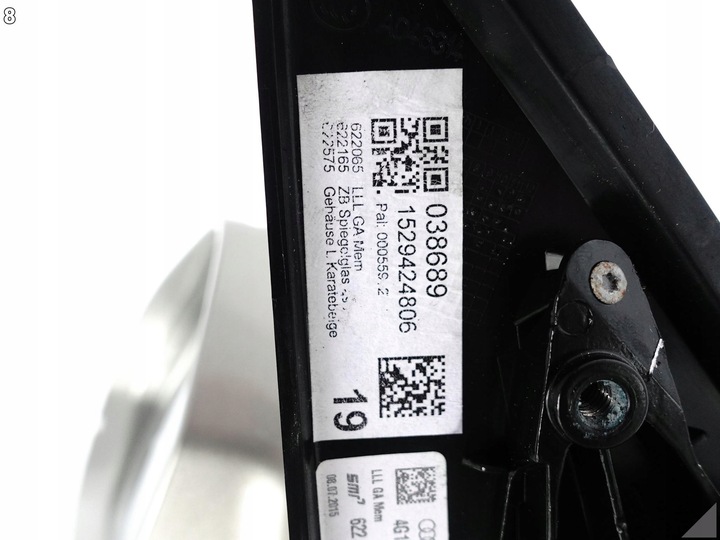 фото №9, Audi a6 4g1 c7 рестайлинг 14-18 зеркало левая 4g1857409ab европа 12 pin n3n3