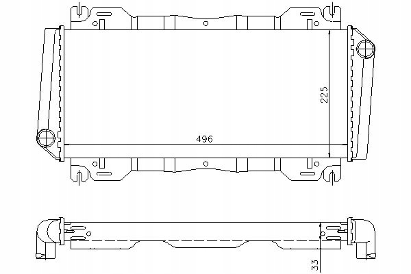 фото №16, Радіаторів води ford fiesta 83-95 nissens 62093