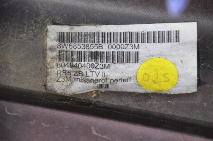 фото №7, Audi rs5 8w6 планка порогова ліва 8w6853855b lz3m