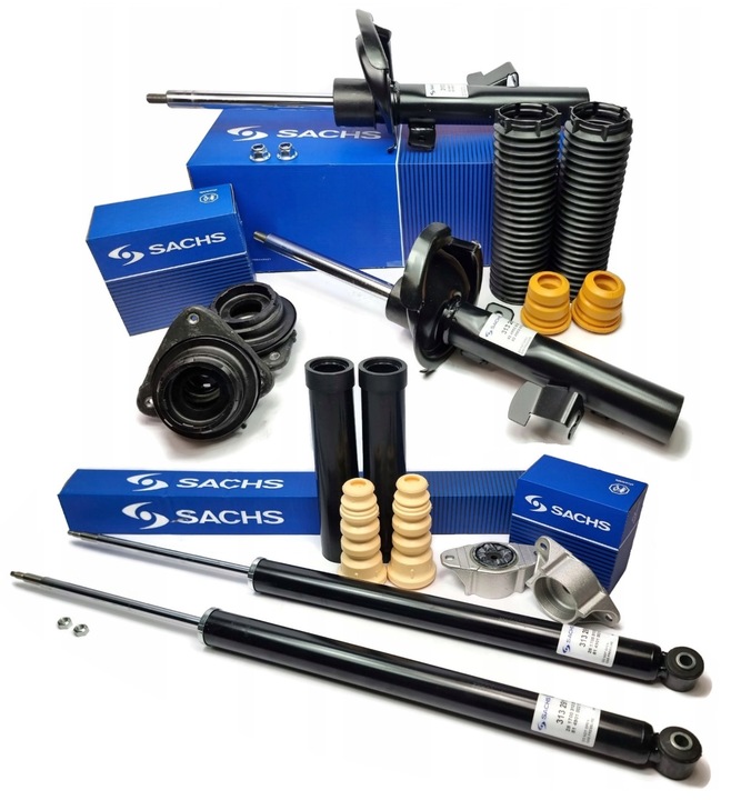 фото №1, Амортизатори захисні накладки кронштейни перед i зад ford c-max focus mk2 sachs