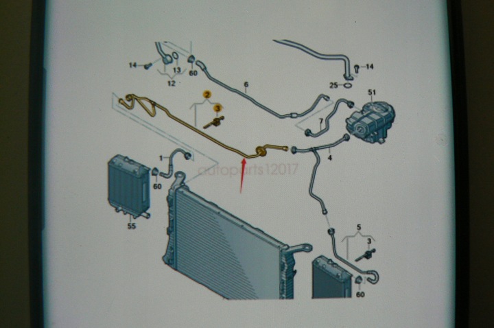 фото №5, Трубка шланг шланг audi rs6 rs7 4g0121081cc