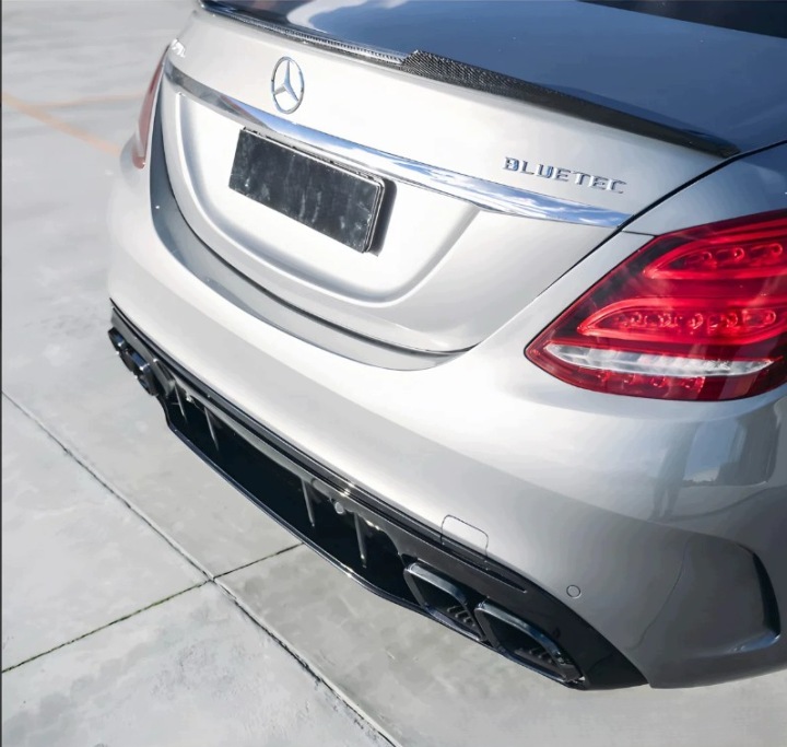 фото №13, Mercedes w205 c63 amg sedan універсал комплектний дифузор наконечники випускні fv