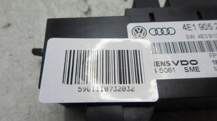 фото №5, Audi a8 d3 4e0 кнопка старт сплав зчитувач лінії відбитків пальців 4e1905218