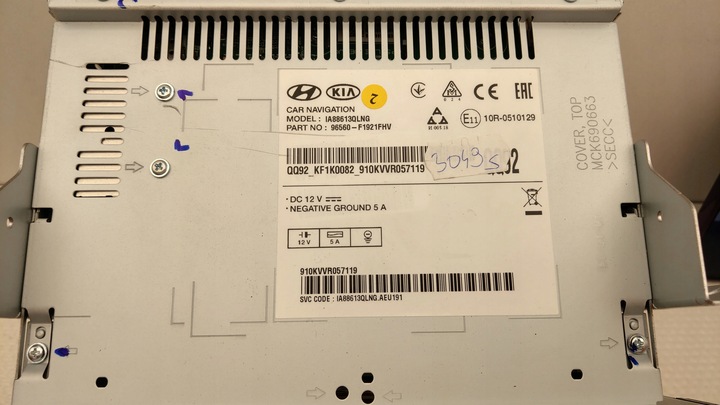 фото №7, Навигация kia sportage iv рестайлинг 96560-f1921fhv