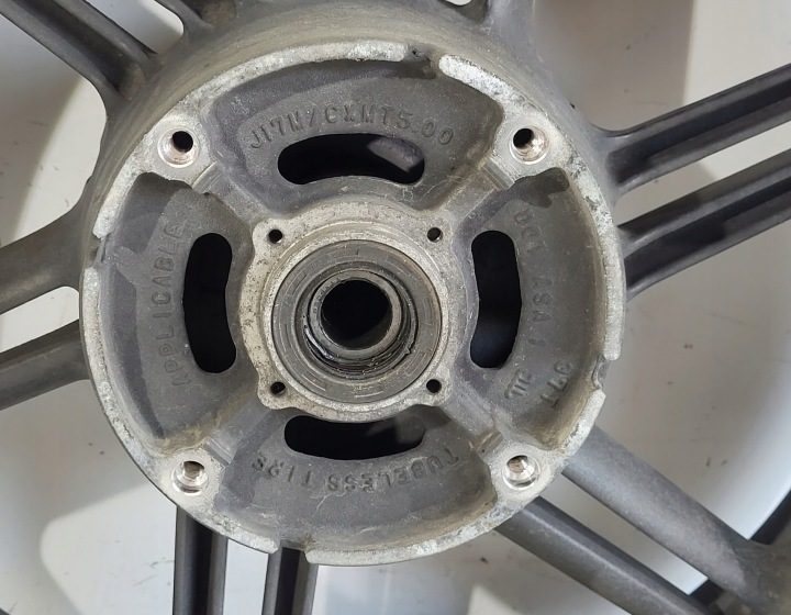 фото №8, Диск зад 17" x 5.00" bez abs 42650-mer-d00 honda cbf 600 pc38 2004-2007r
