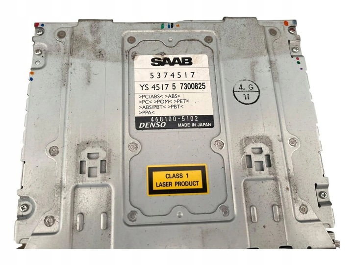 фото №6, Saab 9-5 2001 панель / радиопроигрыватель cd/dvd/gps