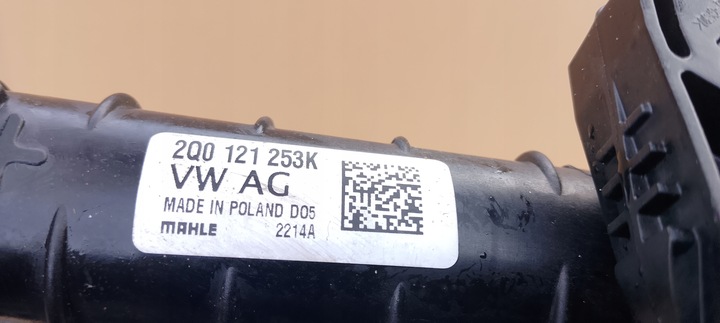 фото №10, 2x радіаторів води klimatyacji vw audi skoda seat 5q0 5q0816411bd 2q0121253k