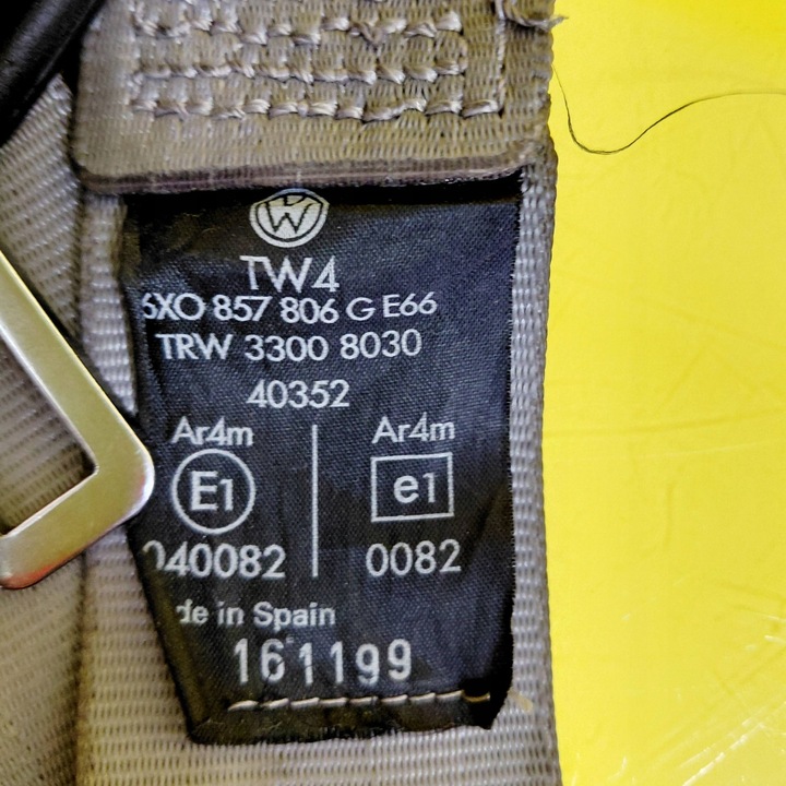 фото №8, Pas безопасности правый зад volkswagen lupo 3d 040082 nr1128