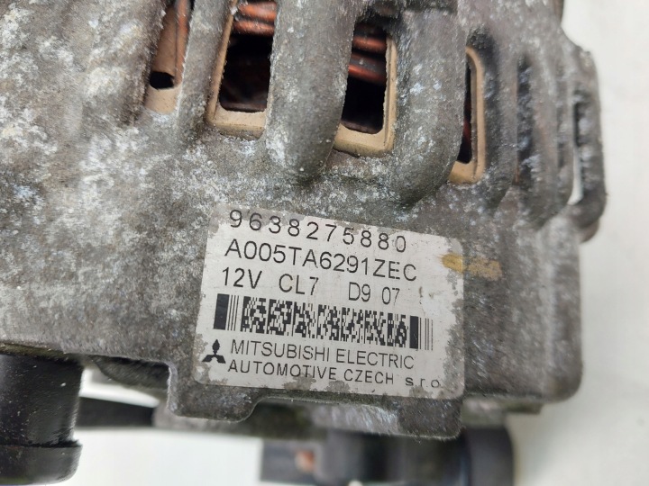 фото №8, Генератор 9638275880 citroen nemo peugeot bipper fiat fiorino 1.4 8v