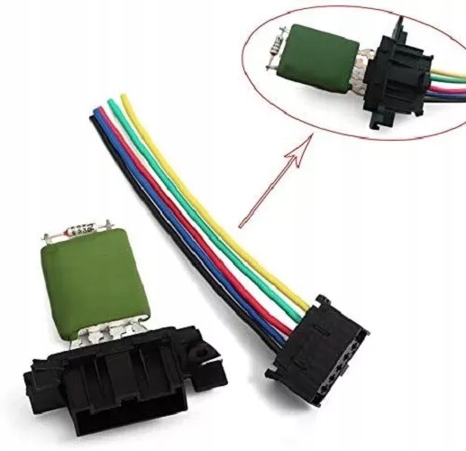 фото №6, Резистор нагревателя, 77364061 набор резисторов вентилятора вентилятор двигателя автомобильного