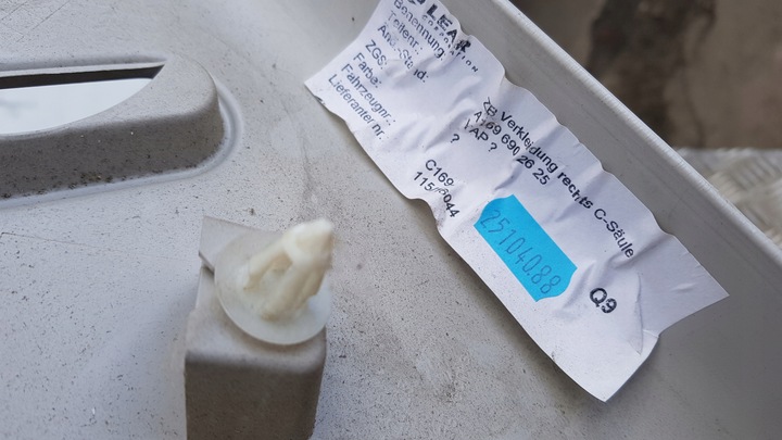 фото №8, Mercedes w209 защита стойка левый правые зад